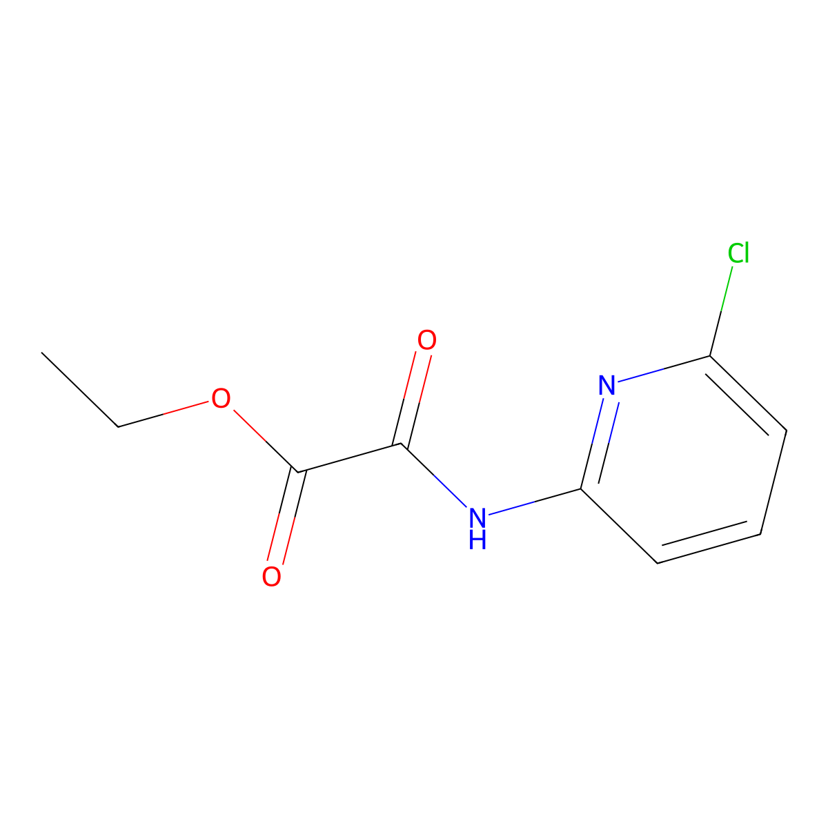 Ethyl 2-((6-chloropyridin-2-YL)amino)-2-oxoacetate molecular structure, CAS 2803476-80-2