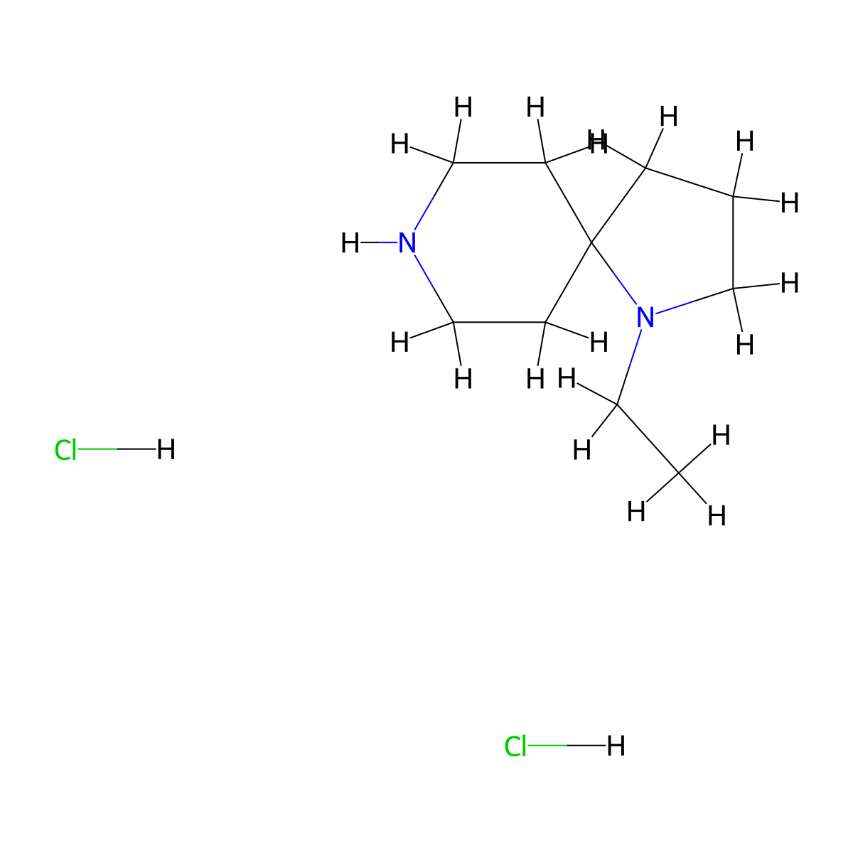 1-Ethyl-1,8-diazaspiro[4.5]decane dihydrochloride molecular structure, CAS 2803476-81-3