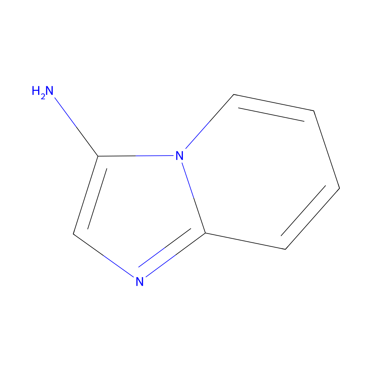 3-Aminoimidazo(1,2-a)pyridine molecular structure, CAS 28036-33-1