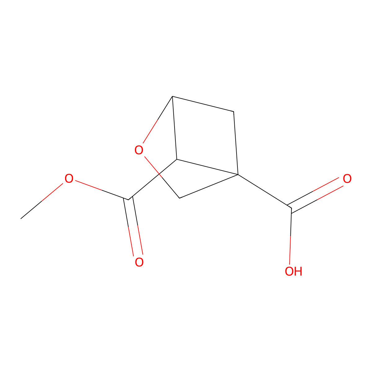 Endo-5-methoxycarbonyl-2-oxabicyclo[2.1.1]hexane-4-carboxylic acid molecular structure, CAS 2803661-30-3