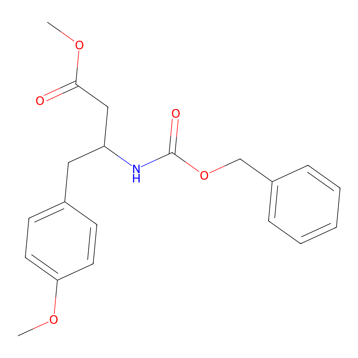 methyl (3S)-3-{[(benzyloxy)carbonyl]amino}-4-(4-methoxyphenyl)butanoate molecular structure, CAS 2803757-78-8