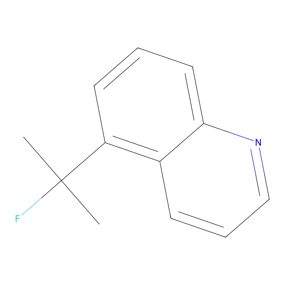 5-(2-Fluoropropan-2-yl)quinoline molecular structure, CAS 2803829-78-7