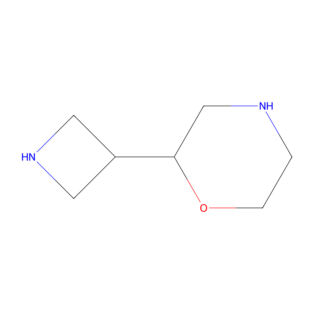 2-(Azetidin-3-yl)morpholine molecular structure, CAS 2803833-44-3