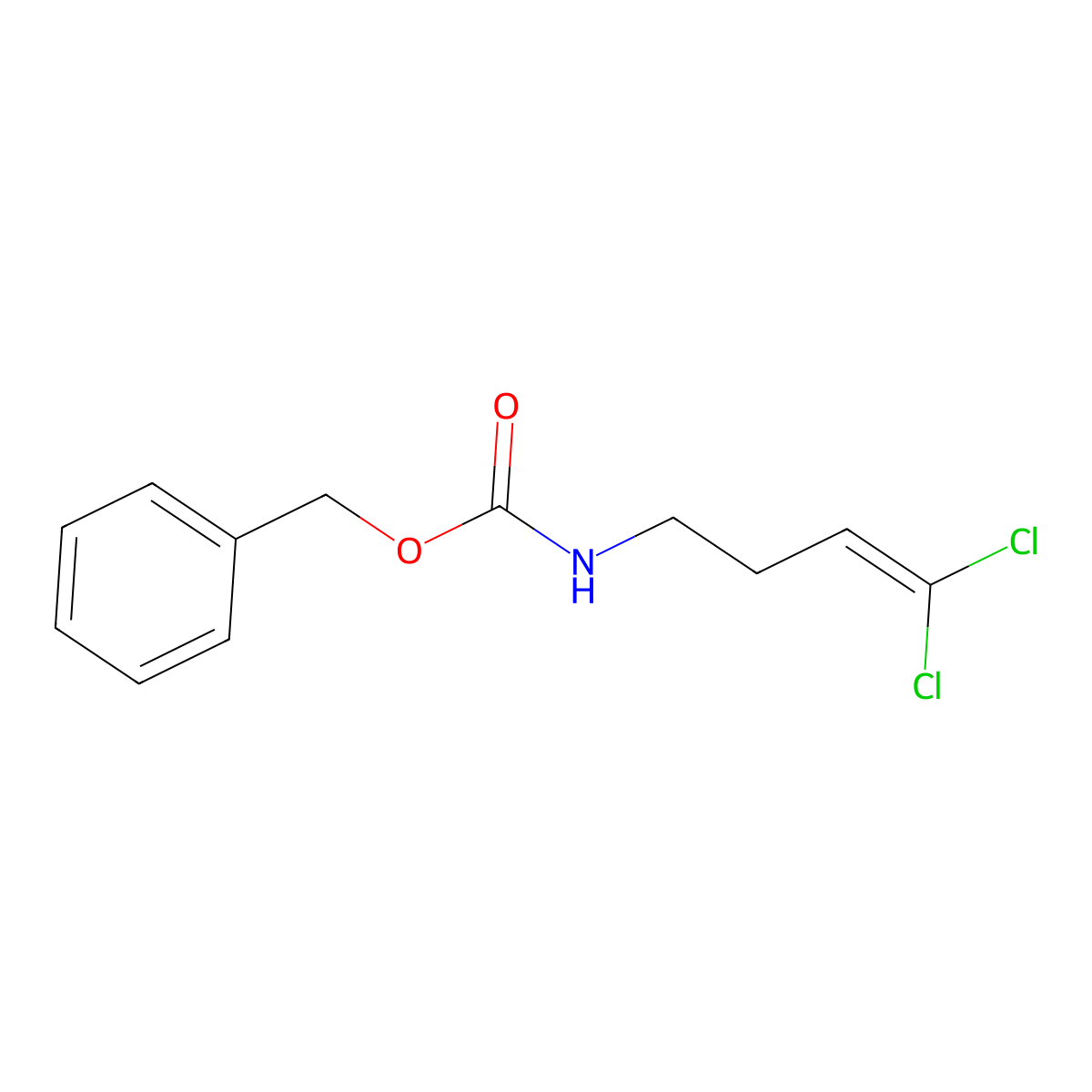 benzyl N-(4,4-dichlorobut-3-en-1-yl)carbamate molecular structure, CAS 2803833-84-1