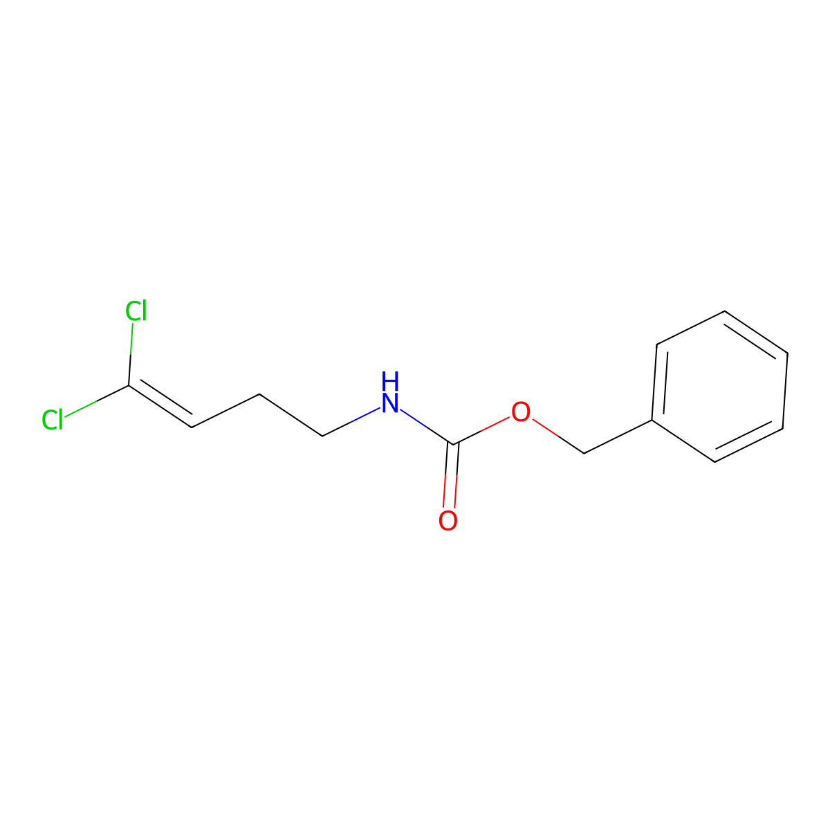 benzyl N-(4,4-dichlorobut-3-en-1-yl)carbamate molecular structure, CAS 2803833-84-1