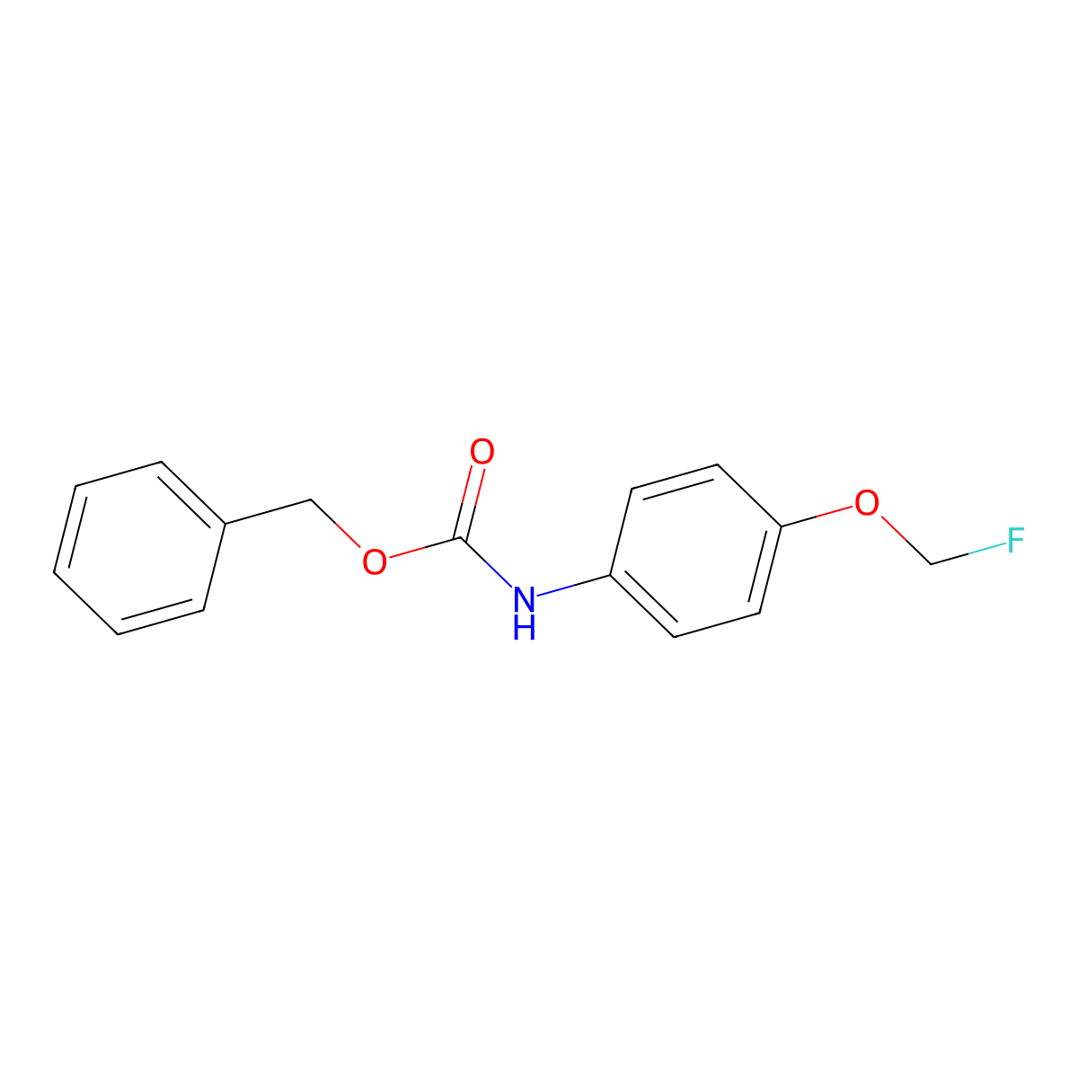 benzyl N-[4-(fluoromethoxy)phenyl]carbamate molecular structure, CAS 2803847-28-9