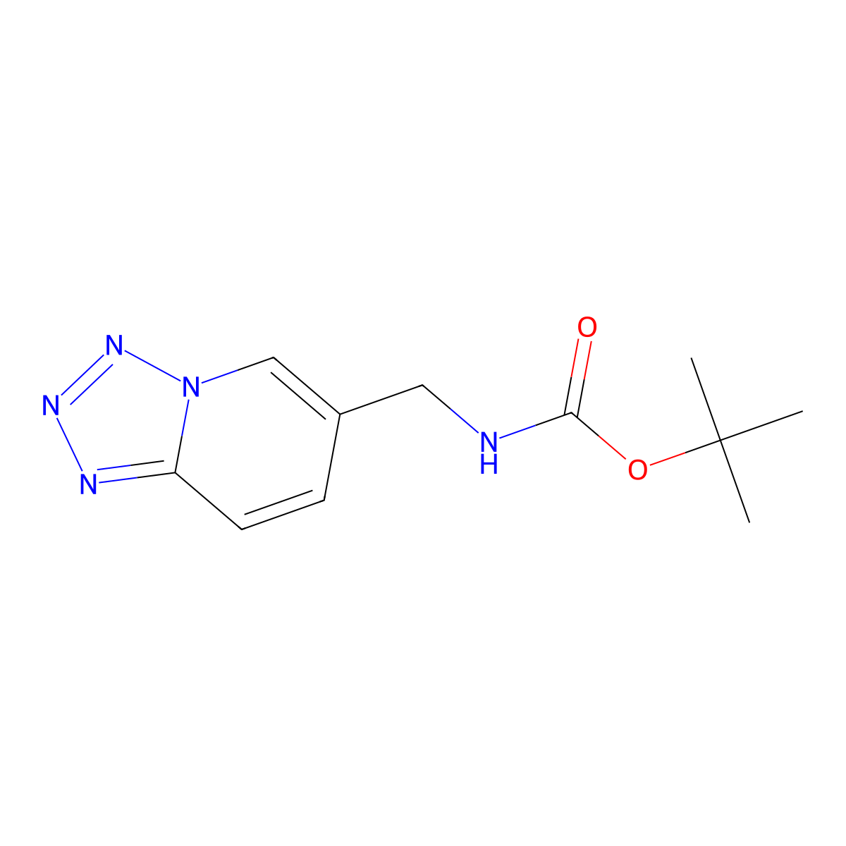tert-butyl N-({[1,2,3,4]tetrazolo[1,5-a]pyridin-6-yl}methyl)carbamate molecular structure, CAS 2803847-31-4