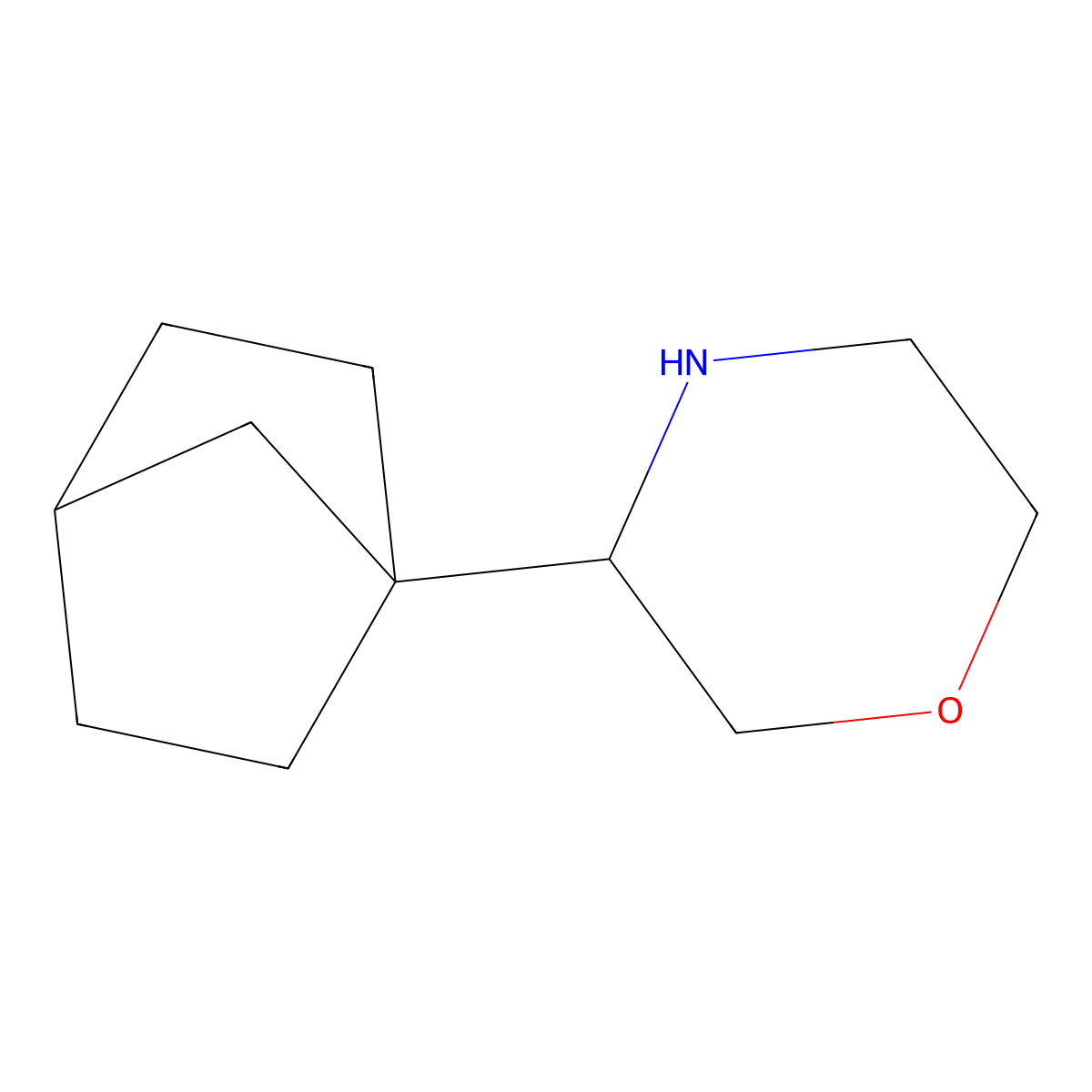 3-{Bicyclo[2.2.1]heptan-1-yl}morpholine molecular structure, CAS 2803852-08-4