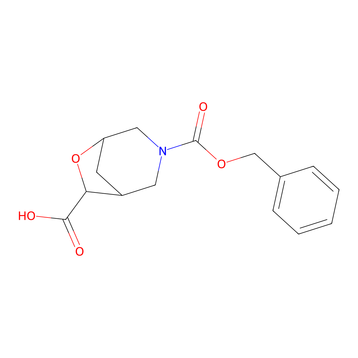 3-[(Benzyloxy)carbonyl]-6-oxa-3-azabicyclo[3.2.1]octane-7-carboxylic acid molecular structure, CAS 2803853-13-4
