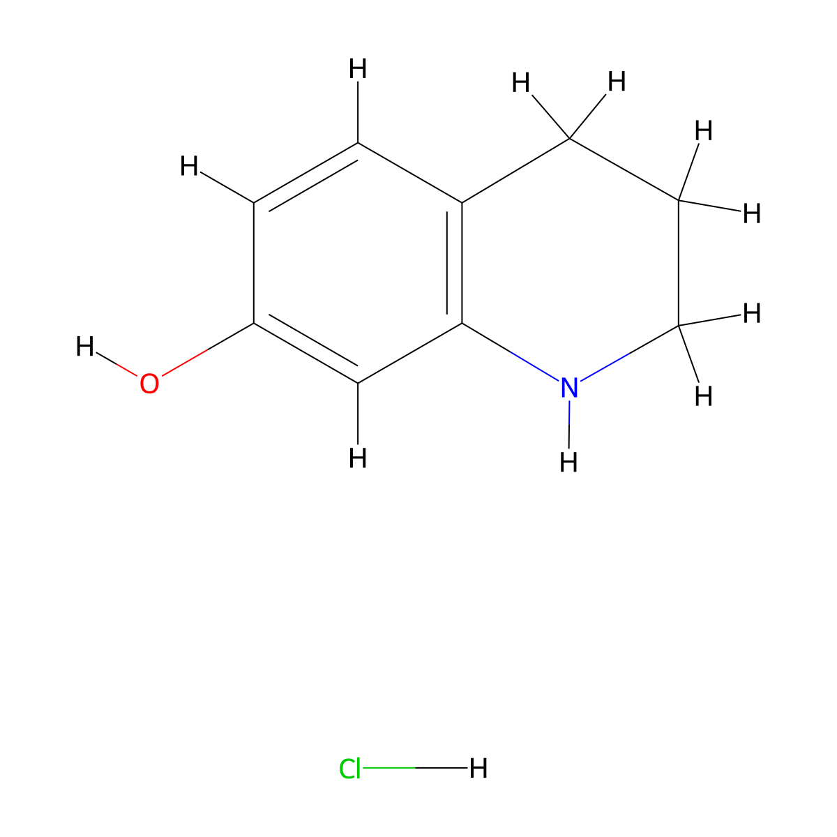 1,2,3,4-Tetrahydroquinolin-7-ol hydrochloride molecular structure, CAS 2803855-53-8