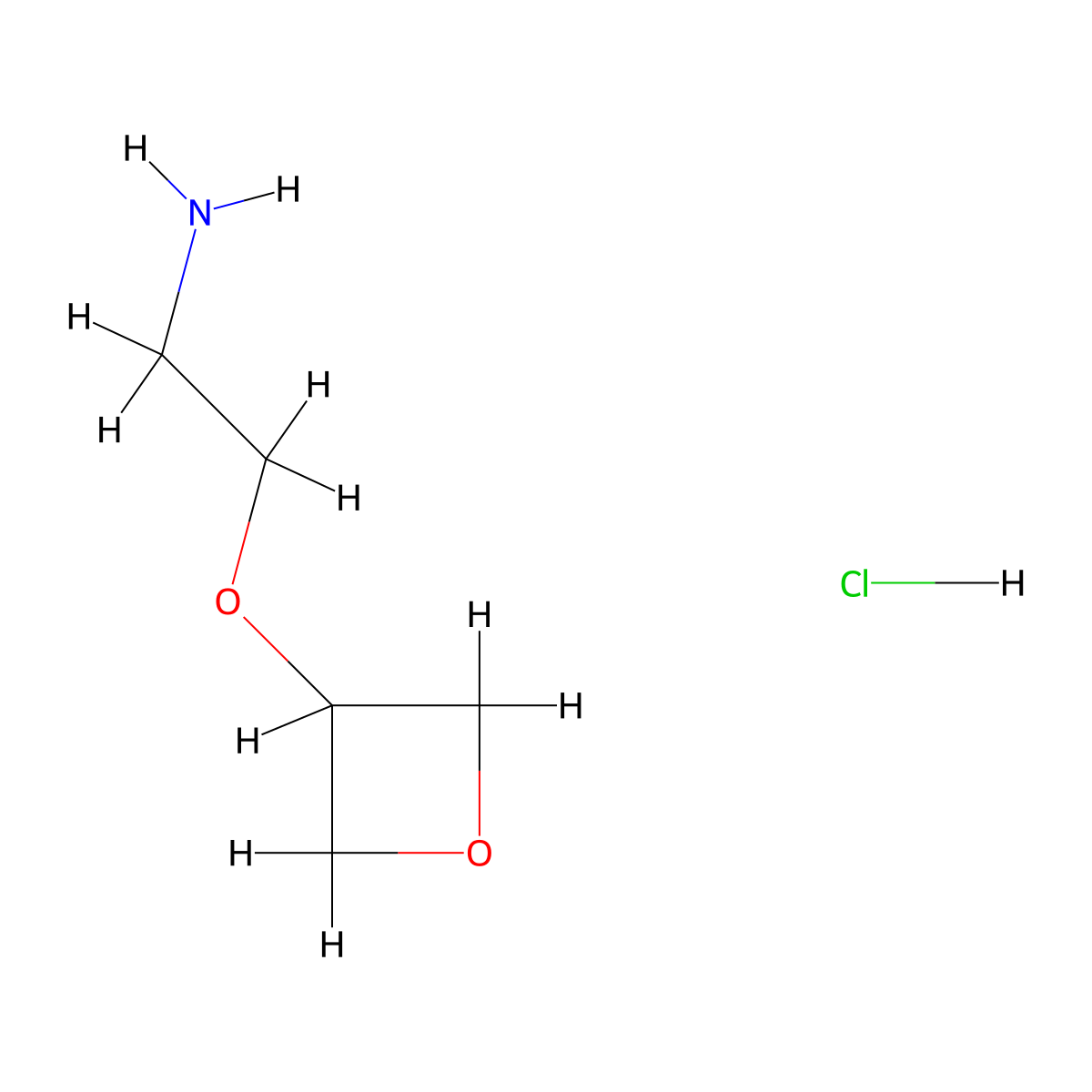 2-(Oxetan-3-yloxy)ethan-1-aminehydrochloride molecular structure, CAS 2803855-71-0
