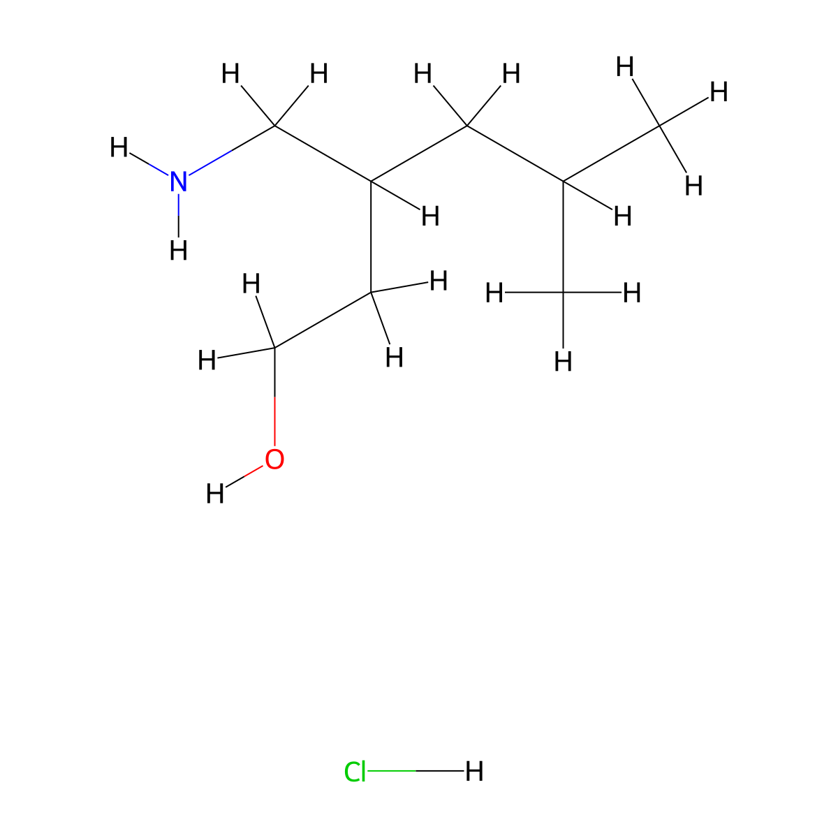 3-(Aminomethyl)-5-methylhexan-1-olhydrochloride molecular structure, CAS 2803855-93-6