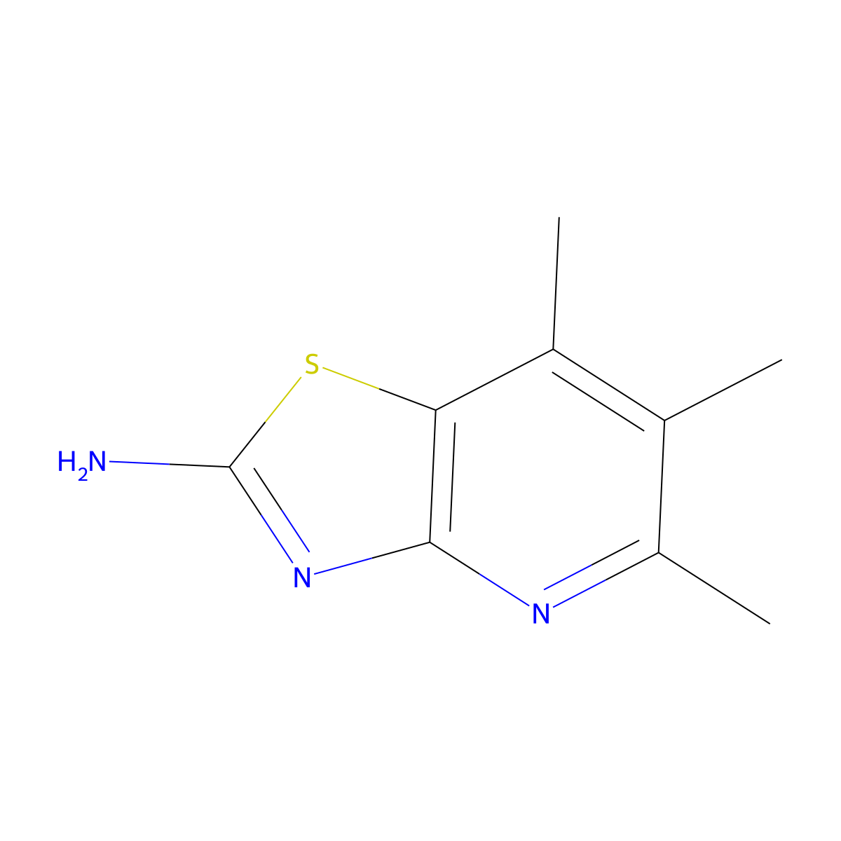 Trimethyl-[1,3]thiazolo[4,5-b]pyridin-2-amine molecular structure, CAS 2803856-65-5