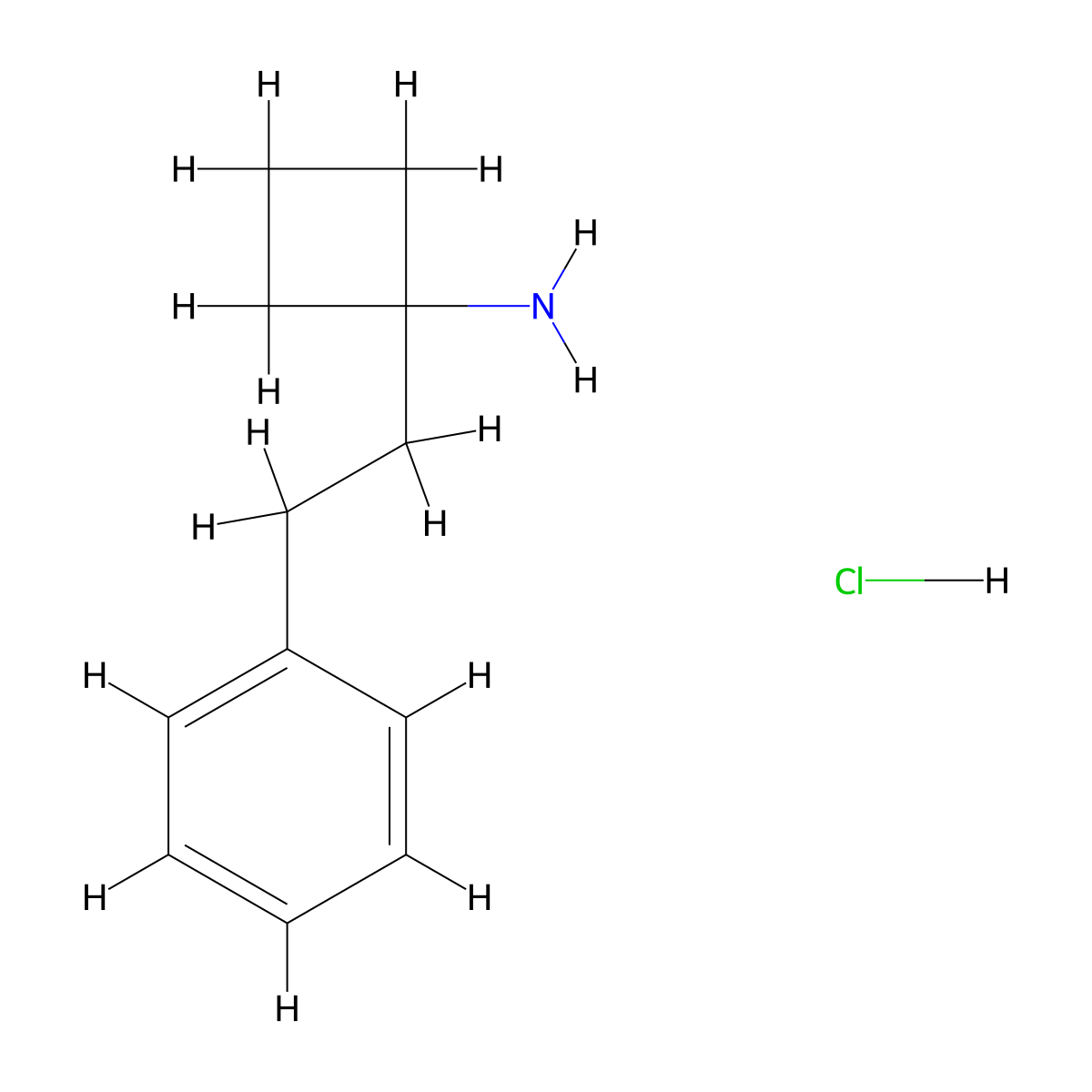 1-(2-Phenylethyl)cyclobutan-1-aminehydrochloride molecular structure, CAS 2803856-70-2