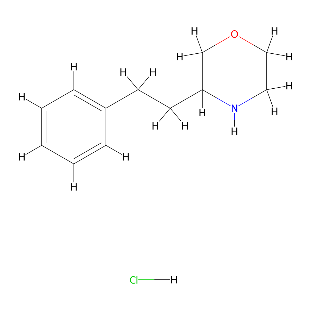 3-(2-Phenylethyl)morpholinehydrochloride molecular structure, CAS 2803856-85-9