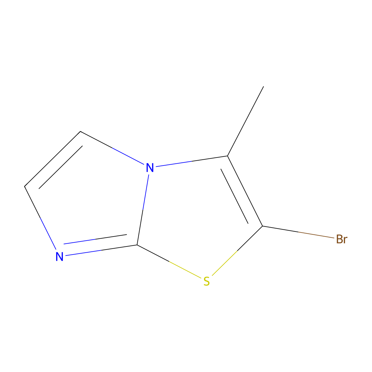 2-Bromo-3-methylimidazo[2,1-b][1,3]thiazole molecular structure, CAS 2803859-50-7