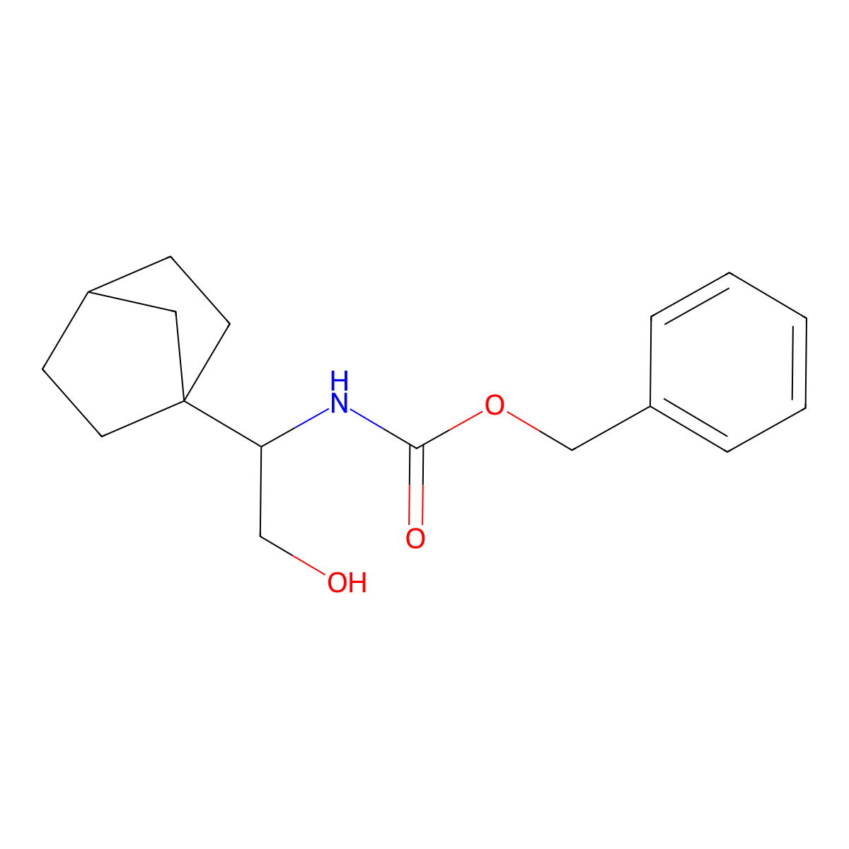 benzyl N-(1-{bicyclo[2.2.1]heptan-1-yl}-2-hydroxyethyl)carbamate molecular structure, CAS 2803859-95-0