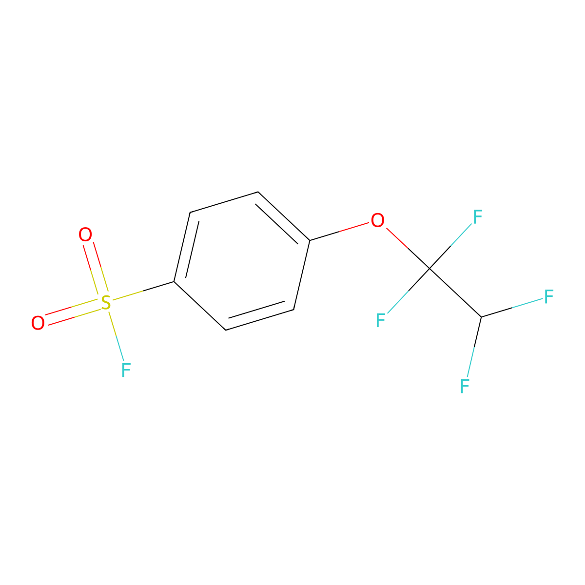 4-(1,1,2,2-Tetrafluoroethoxy)benzene-1-sulfonyl fluoride molecular structure, CAS 2803861-06-3