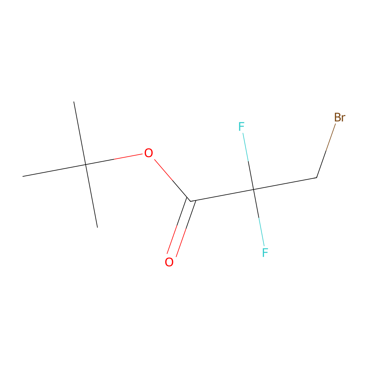 Tert-butyl3-bromo-2,2-difluoropropanoate molecular structure, CAS 2803862-83-9