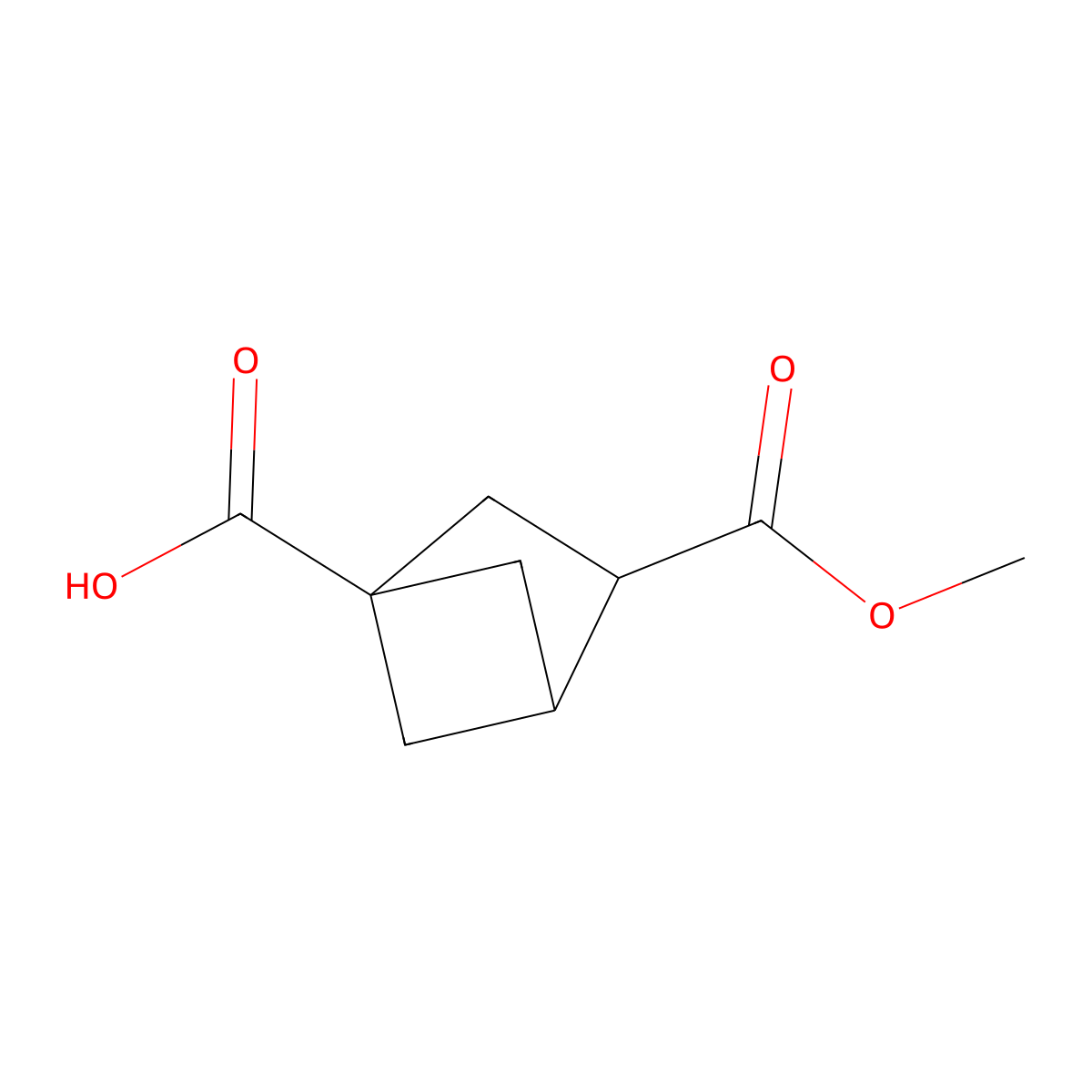 3-(Methoxycarbonyl)bicyclo[2.1.1]hexane-1-carboxylic acid molecular structure, CAS 2803862-86-2