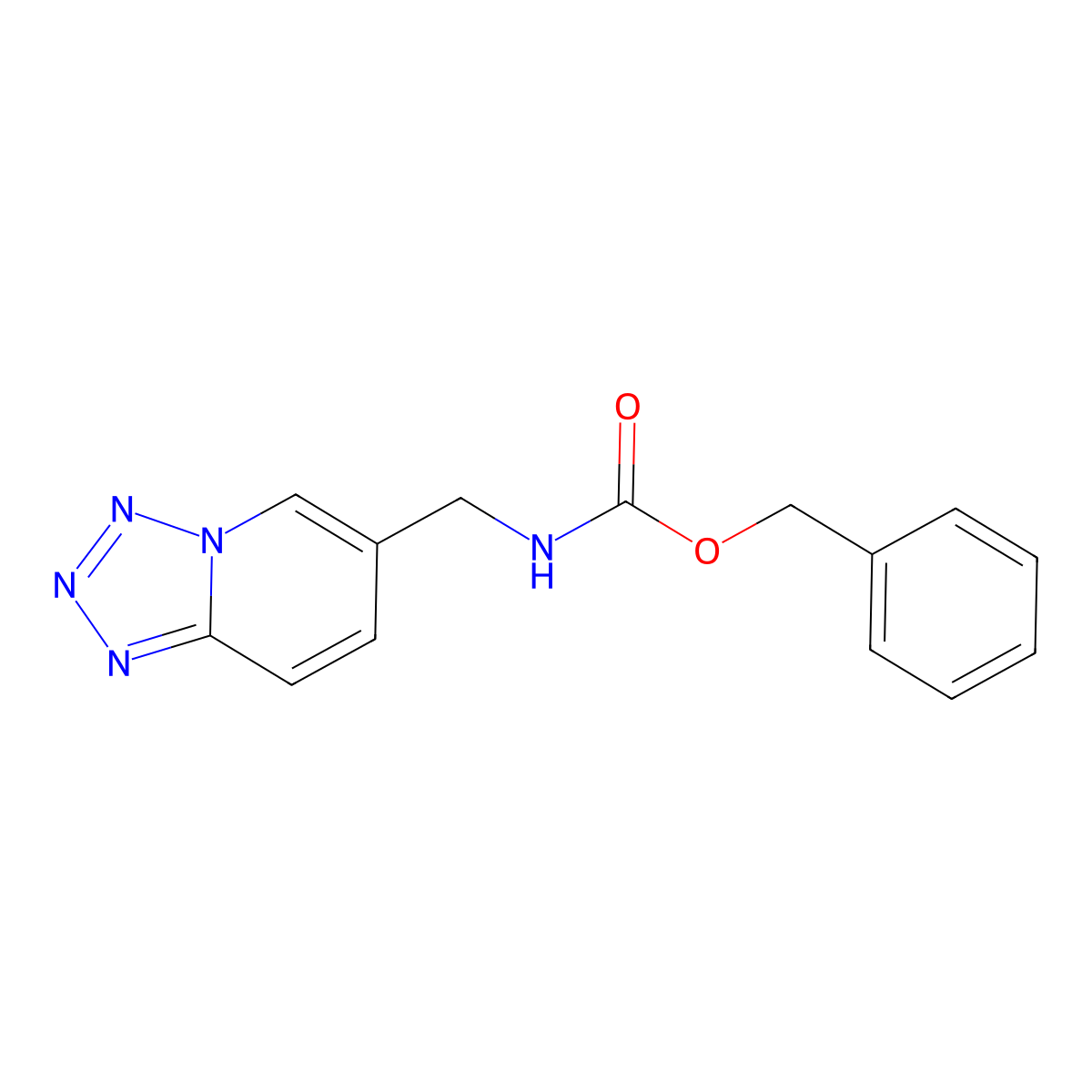 benzyl N-({[1,2,3,4]tetrazolo[1,5-a]pyridin-6-yl}methyl)carbamate molecular structure, CAS 2803865-26-9