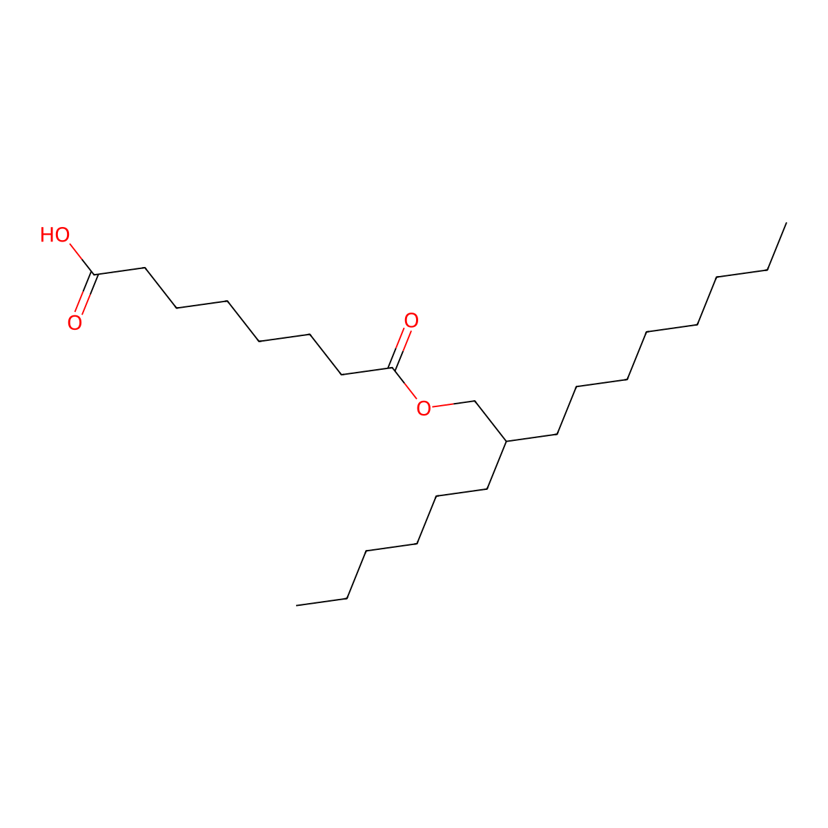 8-[(2-Hexyldecyl)oxy]-8-oxooctanoic acid molecular structure, CAS 2804020-44-6