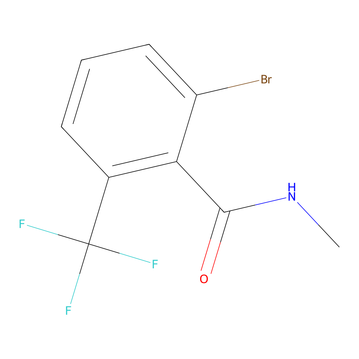 2-Bromo-N-methyl-6-(trifluoromethyl)benzamide molecular structure, CAS 2804047-03-6