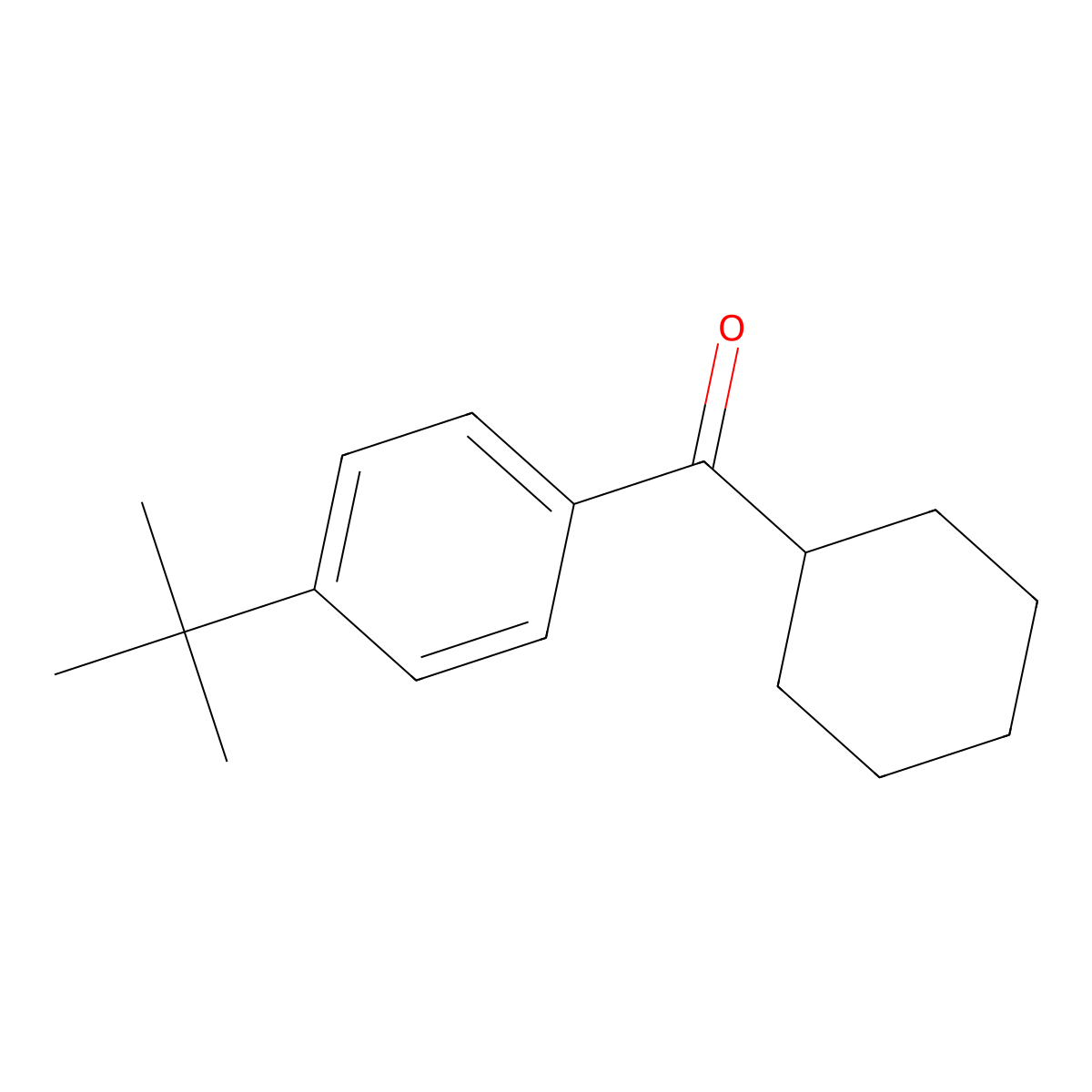 (4-(Tert-butyl)phenyl)(cyclohexyl)methanone molecular structure, CAS 28047-27-0