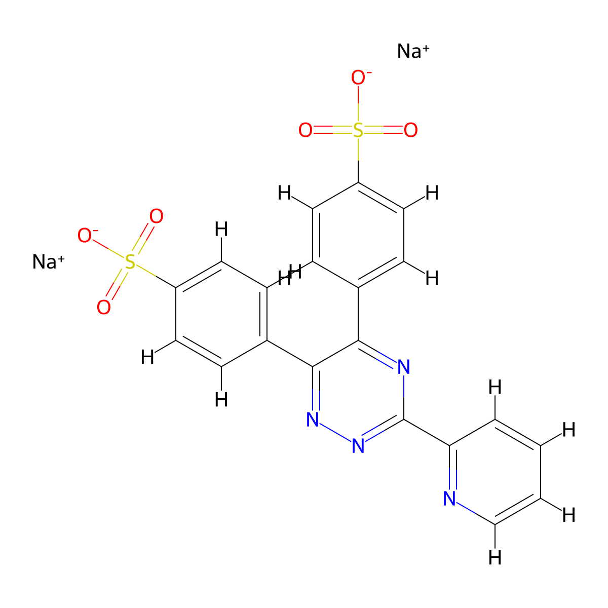 Ferrospectral molecular structure, CAS 28048-33-1