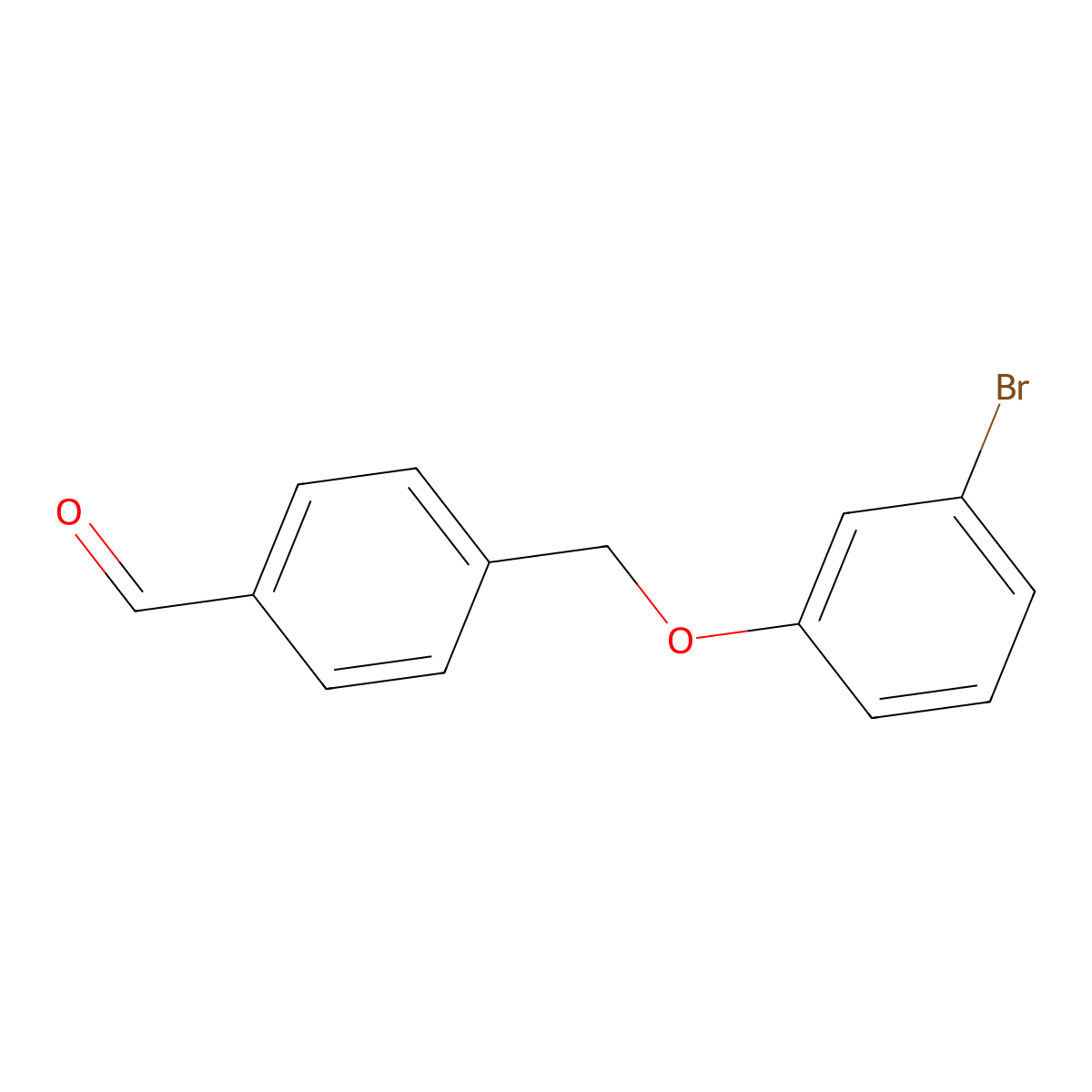 4-((3-Bromophenoxy)methyl)benzaldehyde molecular structure, CAS 2805155-28-4