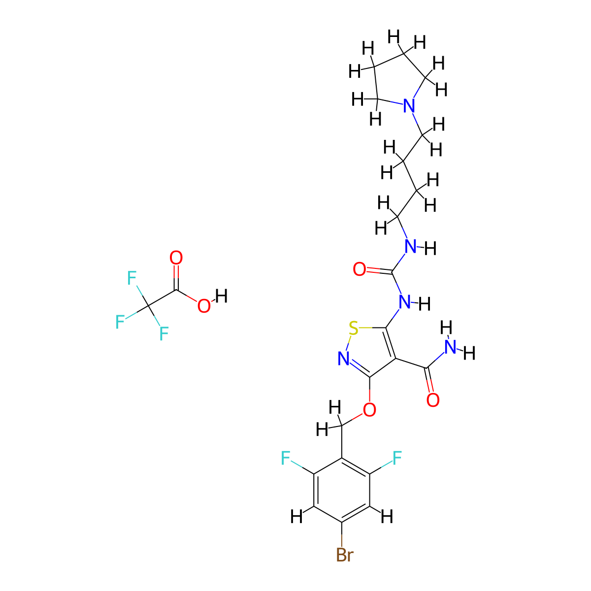 CP-547632 (Tfa) molecular structure, CAS 2805804-54-8