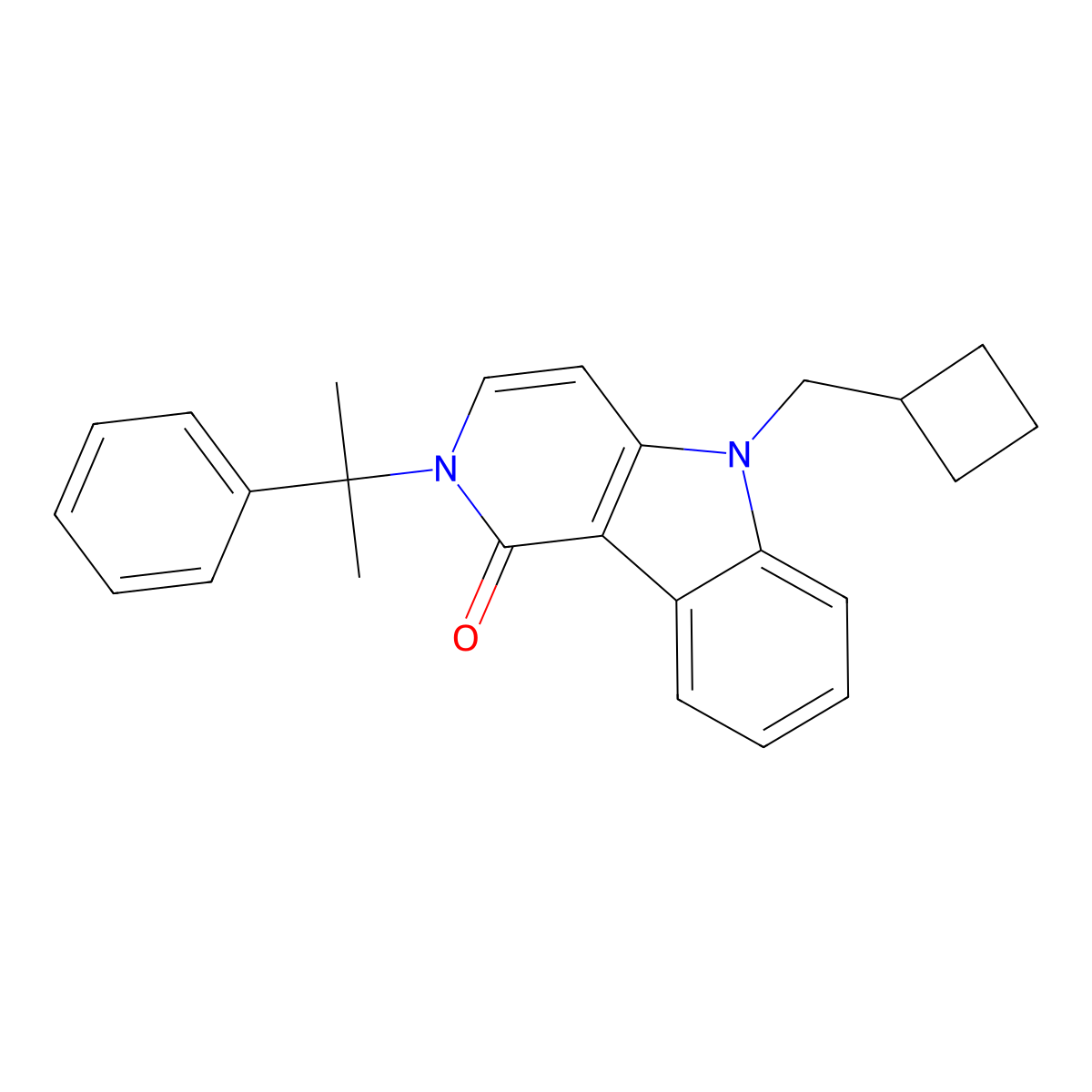 Cumyl-CB-megaclone molecular structure, CAS 2806439-13-2