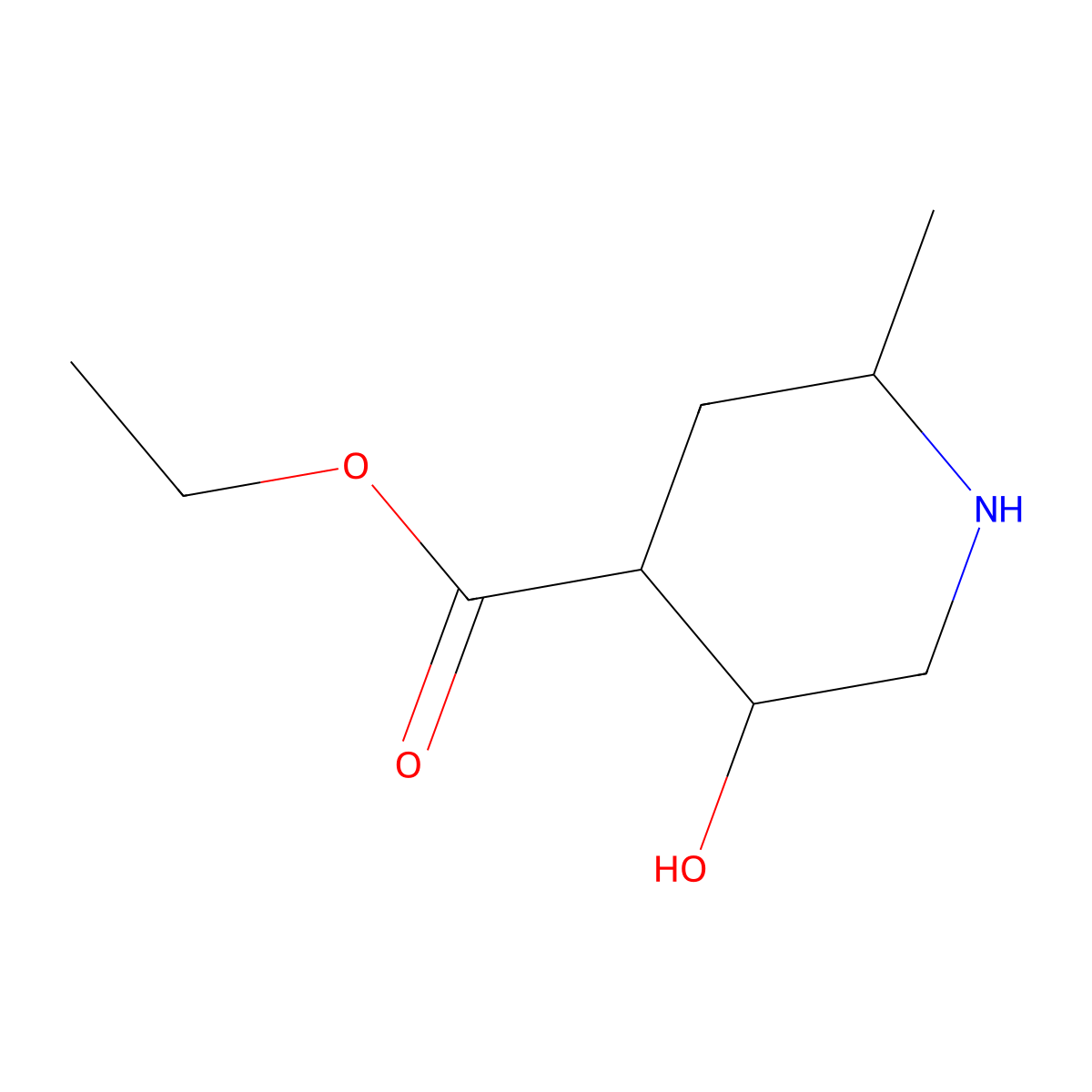 ethyl (2S,4S,5S)-5-hydroxy-2-methyl-piperidine-4-carboxylate molecular structure, CAS 2806729-75-7