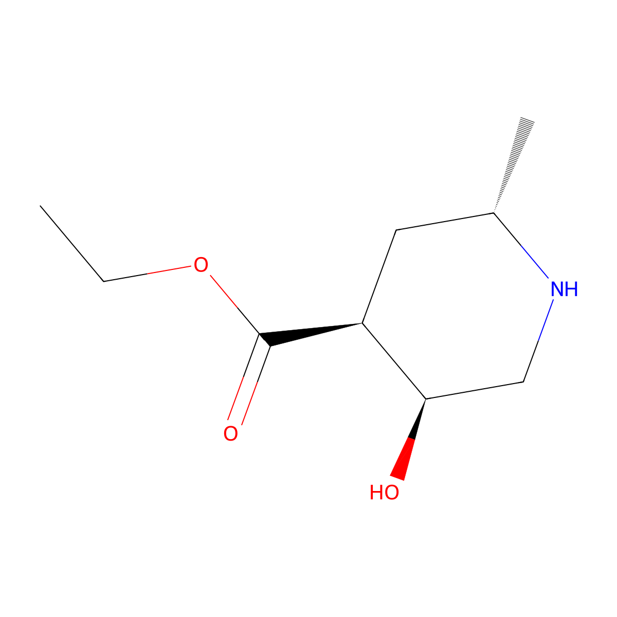 ethyl (2S,4S,5S)-5-hydroxy-2-methyl-piperidine-4-carboxylate molecular structure, CAS 2806729-75-7