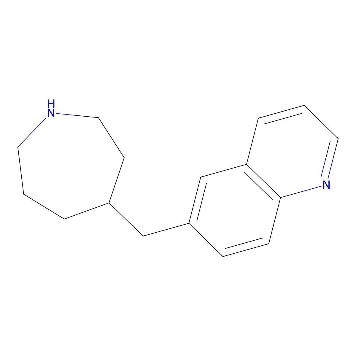 6-(Azepan-4-ylmethyl)quinoline dihydrochloride molecular structure, CAS 2807037-52-9