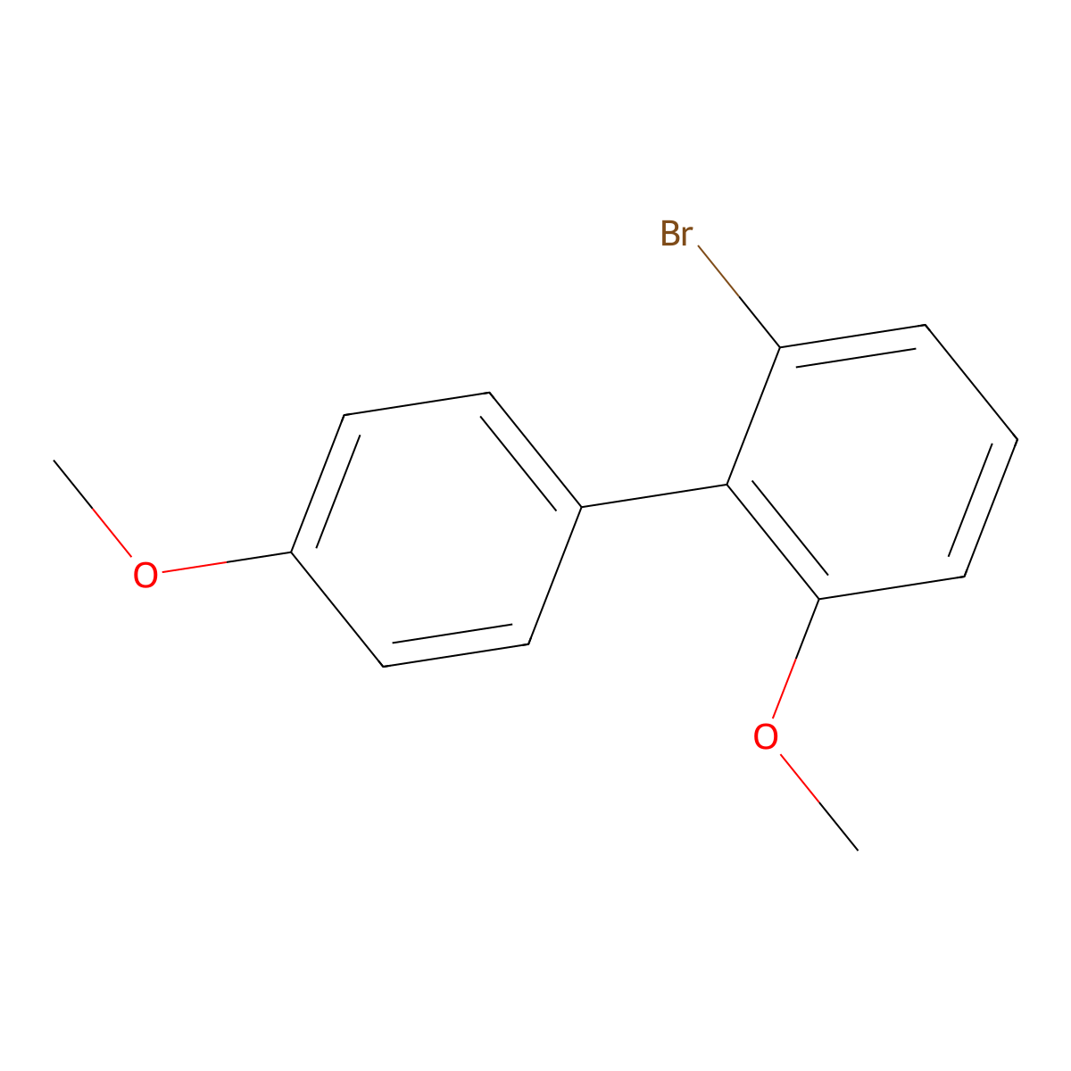 2-Bromo-4',6-dimethoxy-1,1'-biphenyl molecular structure, CAS 2807440-66-8