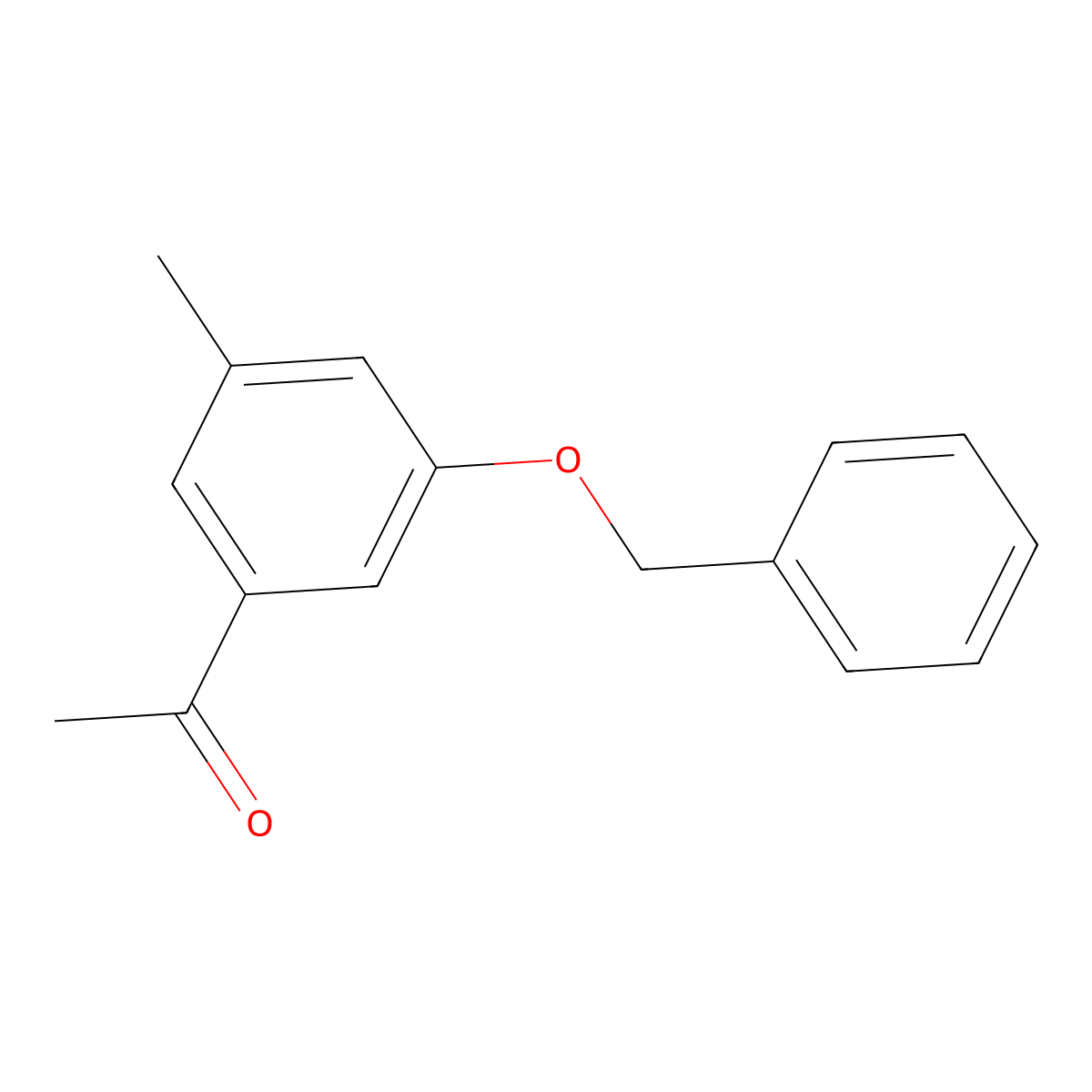 1-(3-(Benzyloxy)-5-methylphenyl)ethanone molecular structure, CAS 2807441-14-9