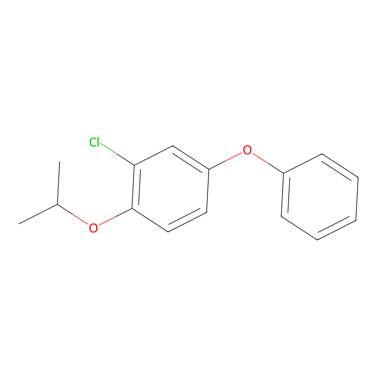 2-Chloro-1-isopropoxy-4-phenoxybenzene molecular structure, CAS 2807441-30-9