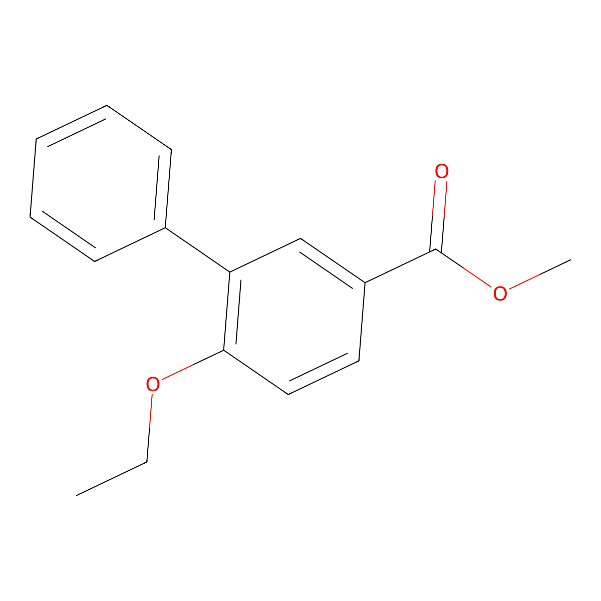 Methyl 6-ethoxy-[1,1'-biphenyl]-3-carboxylate molecular structure, CAS 2807441-77-4