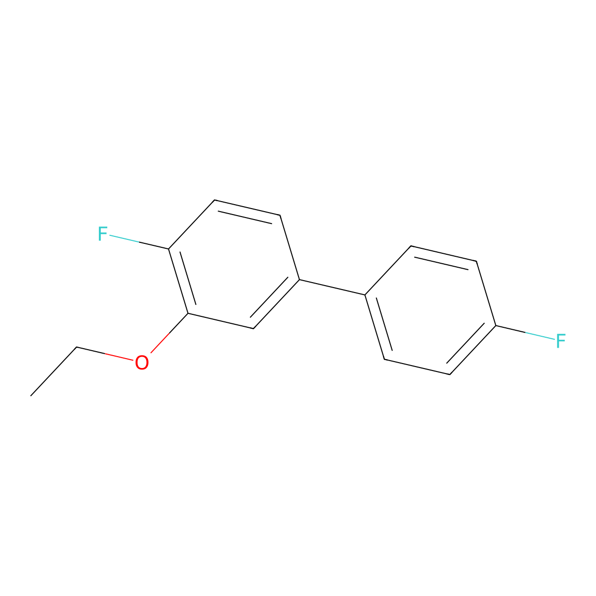 3-Ethoxy-4,4'-difluoro-1,1'-biphenyl molecular structure, CAS 2807450-66-2
