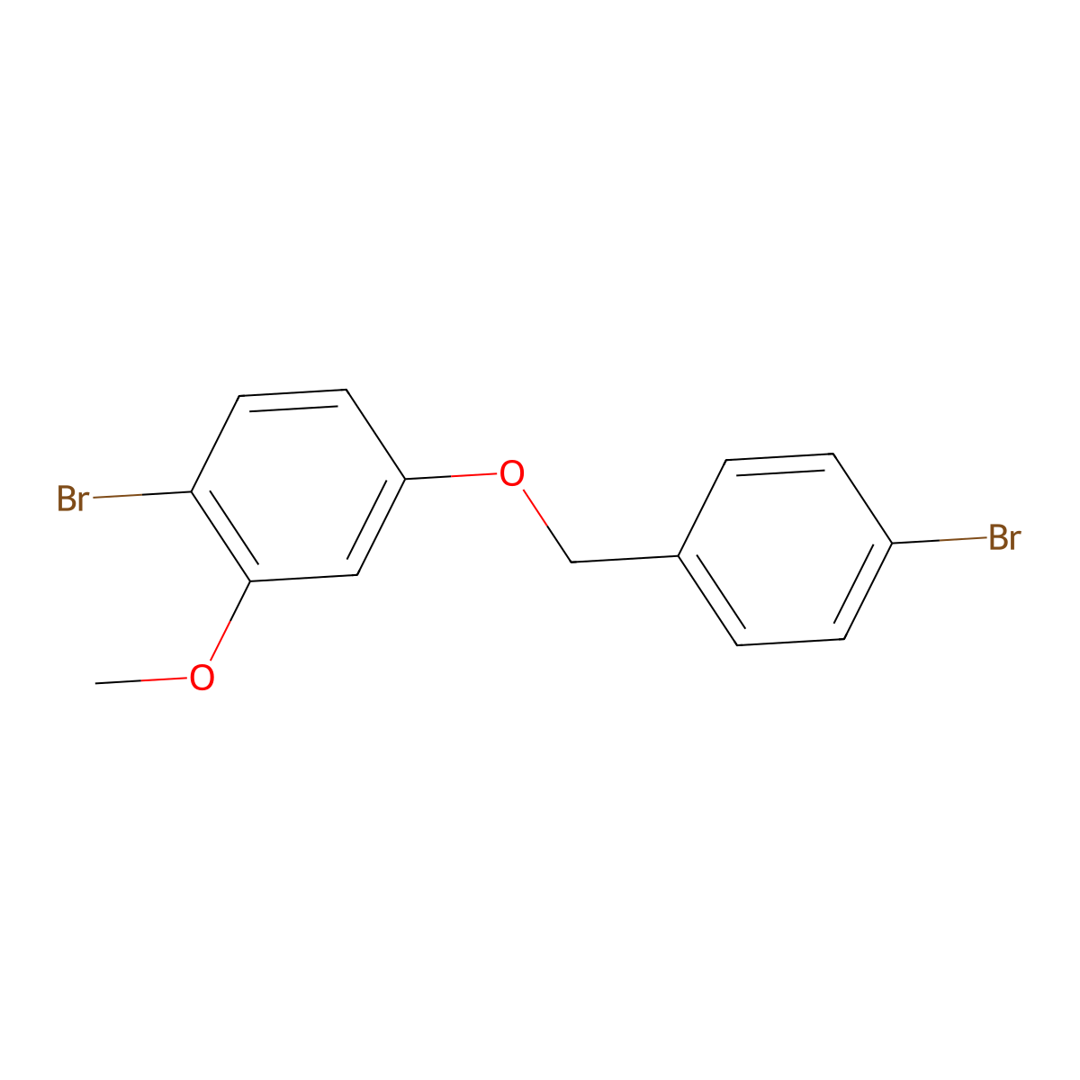 1-Bromo-4-((4-bromobenzyl)oxy)-2-methoxybenzene molecular structure, CAS 2807456-61-5