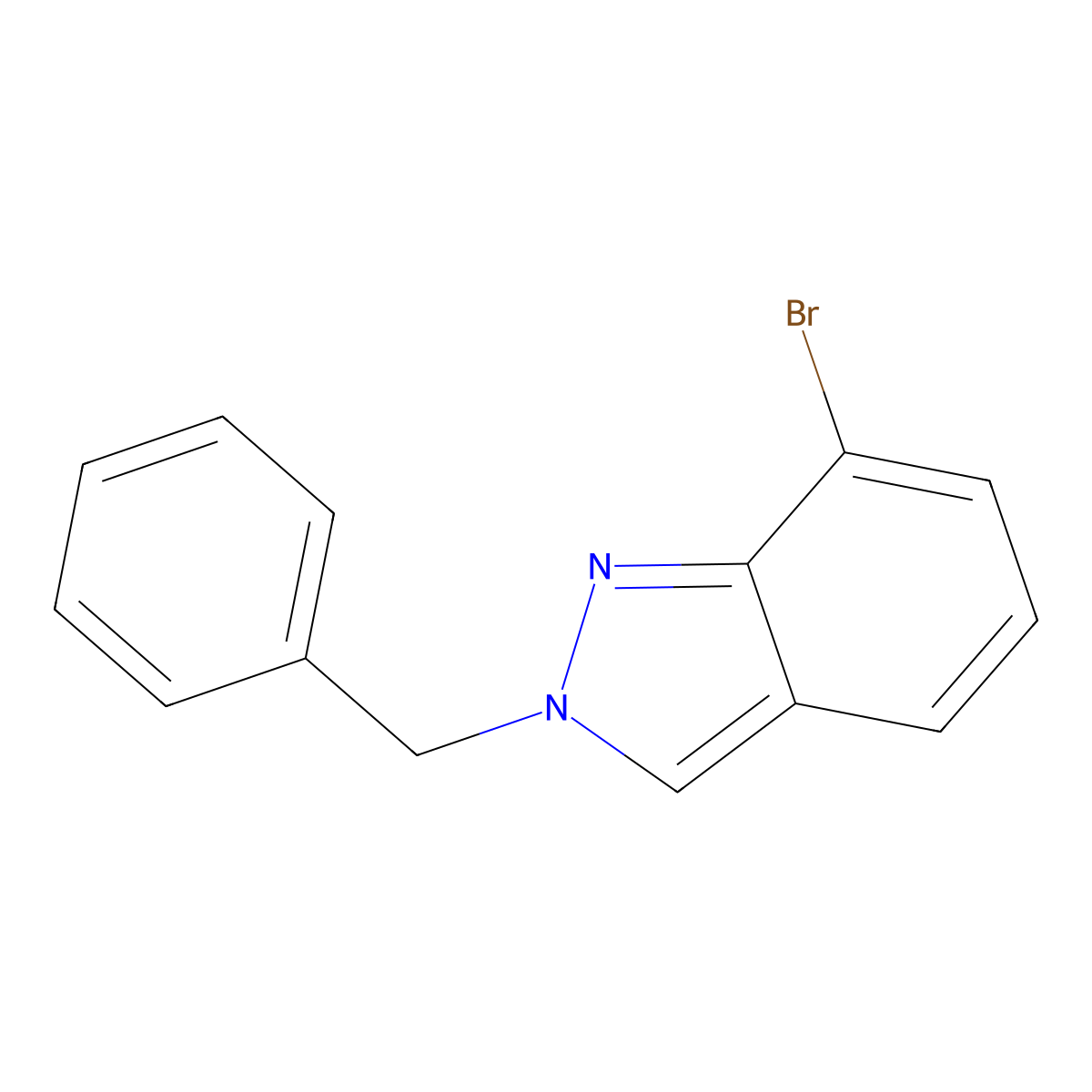 2-Benzyl-7-bromo-2H-indazole molecular structure, CAS 2807465-07-0