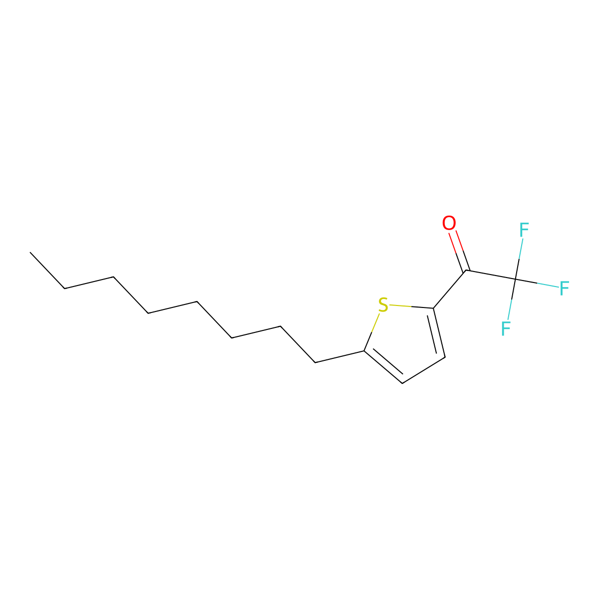 2,2,2-Trifluoro-1-(5-octylthiophen-2-yl)ethanone molecular structure, CAS 2807465-93-4