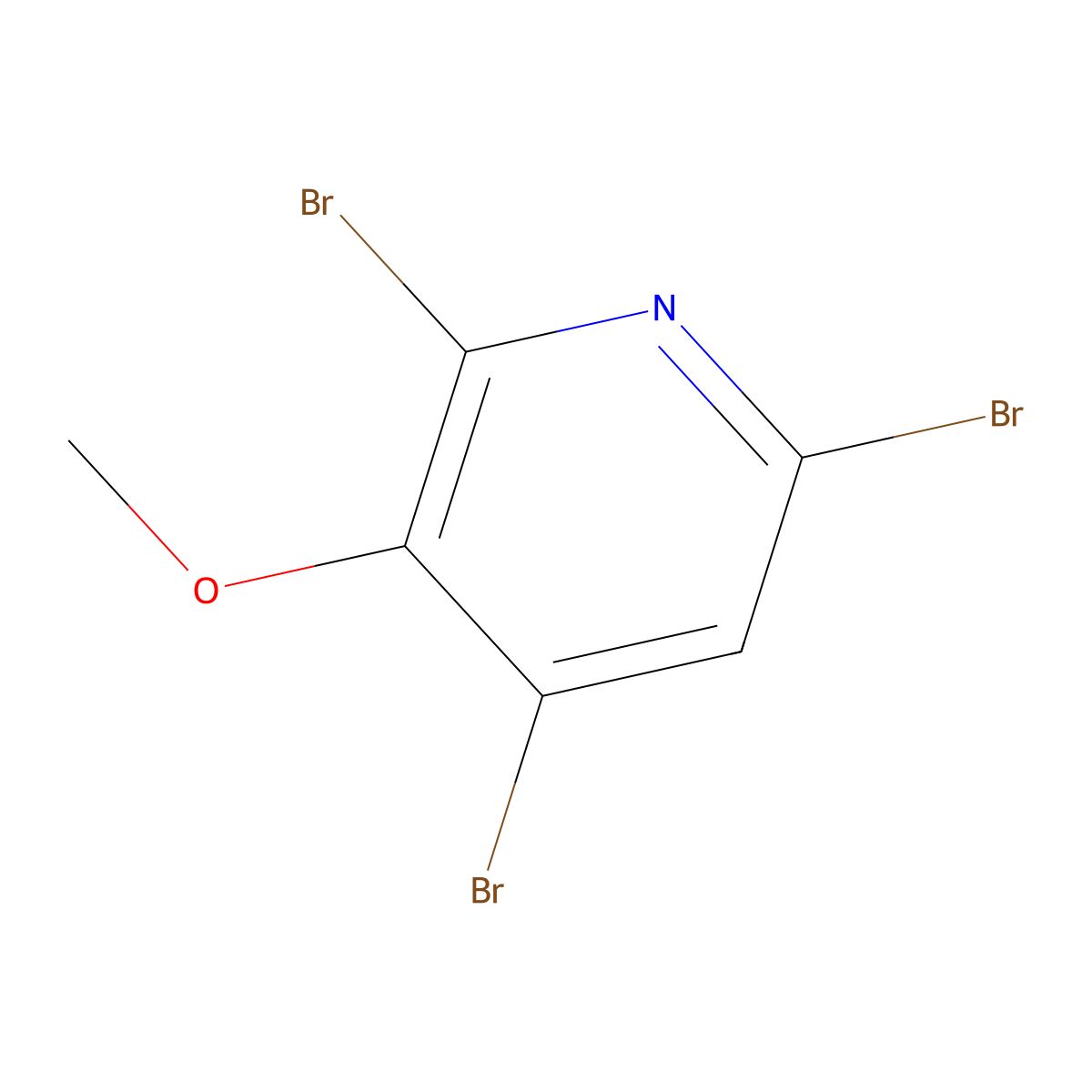 2,4,6-Tribromo-3-methoxypyridine molecular structure, CAS 2807468-00-2