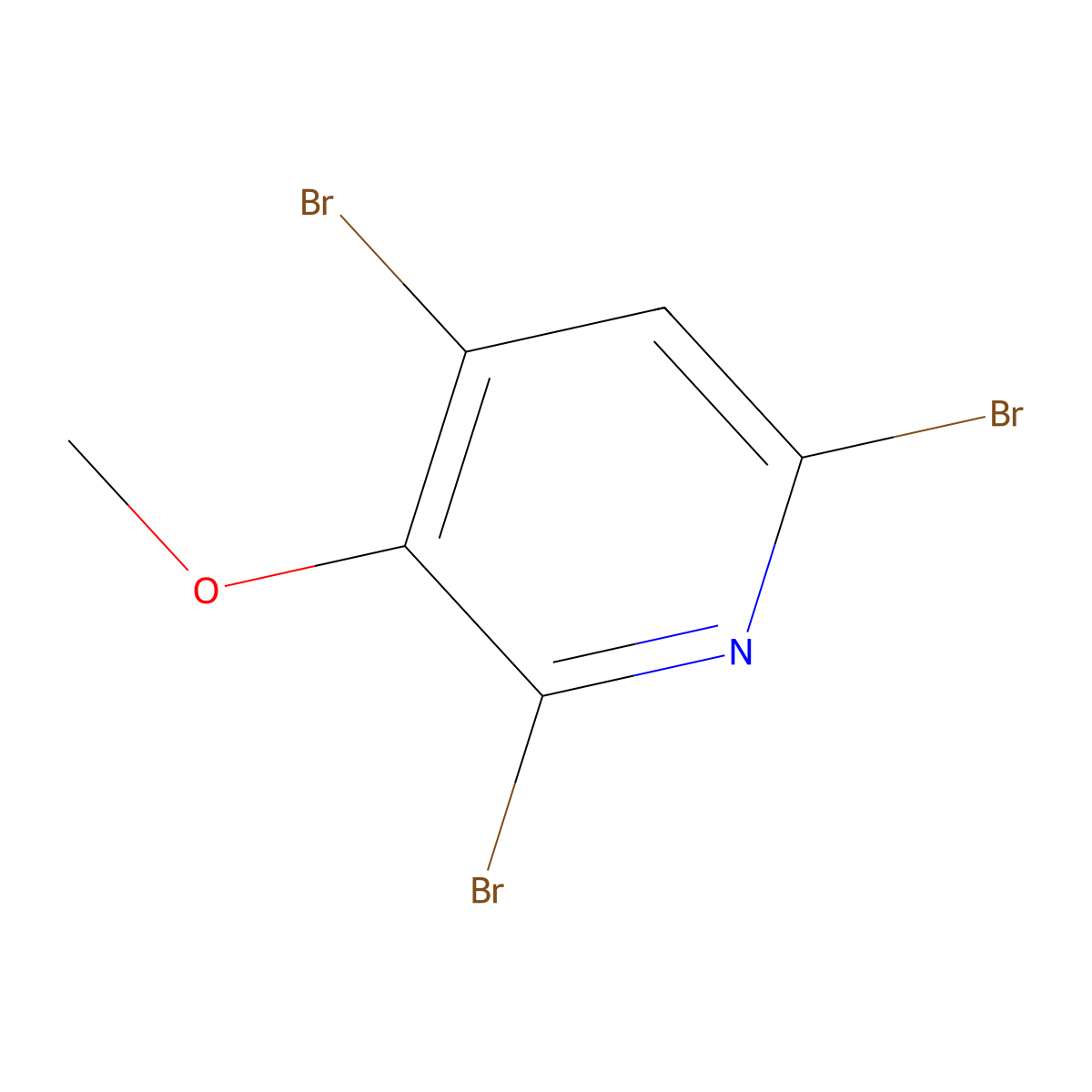 2,4,6-Tribromo-3-methoxypyridine molecular structure, CAS 2807468-00-2
