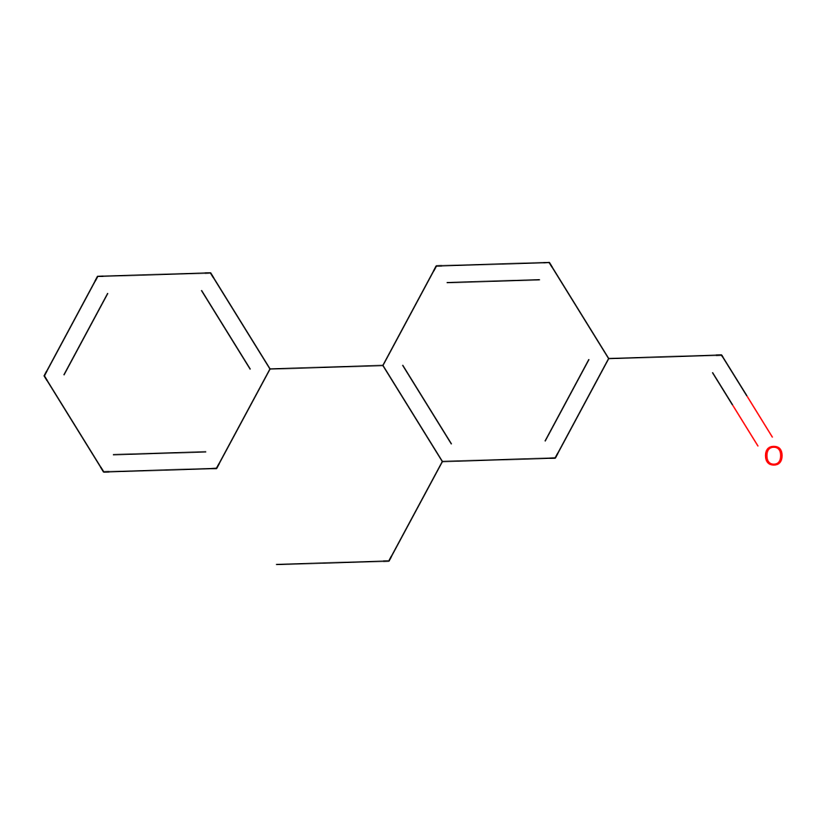2-Ethyl-[1,1'-biphenyl]-4-carbaldehyde molecular structure, CAS 2807469-60-7
