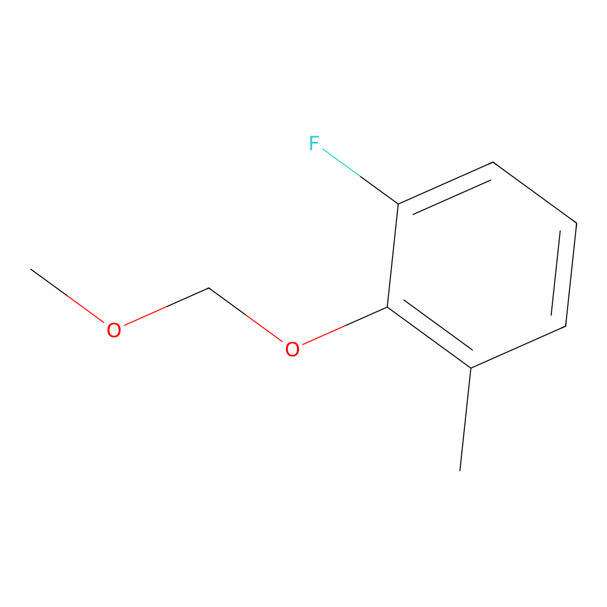 1-Fluoro-2-(methoxymethoxy)-3-methylbenzene molecular structure, CAS 2807469-65-2
