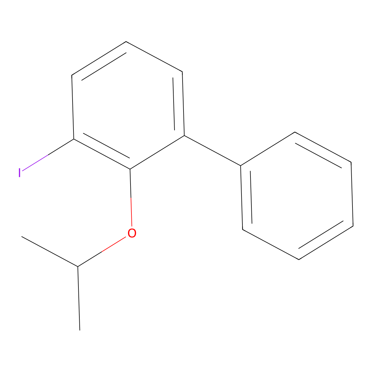 3-Iodo-2-isopropoxy-1,1'-biphenyl molecular structure, CAS 2807470-01-3