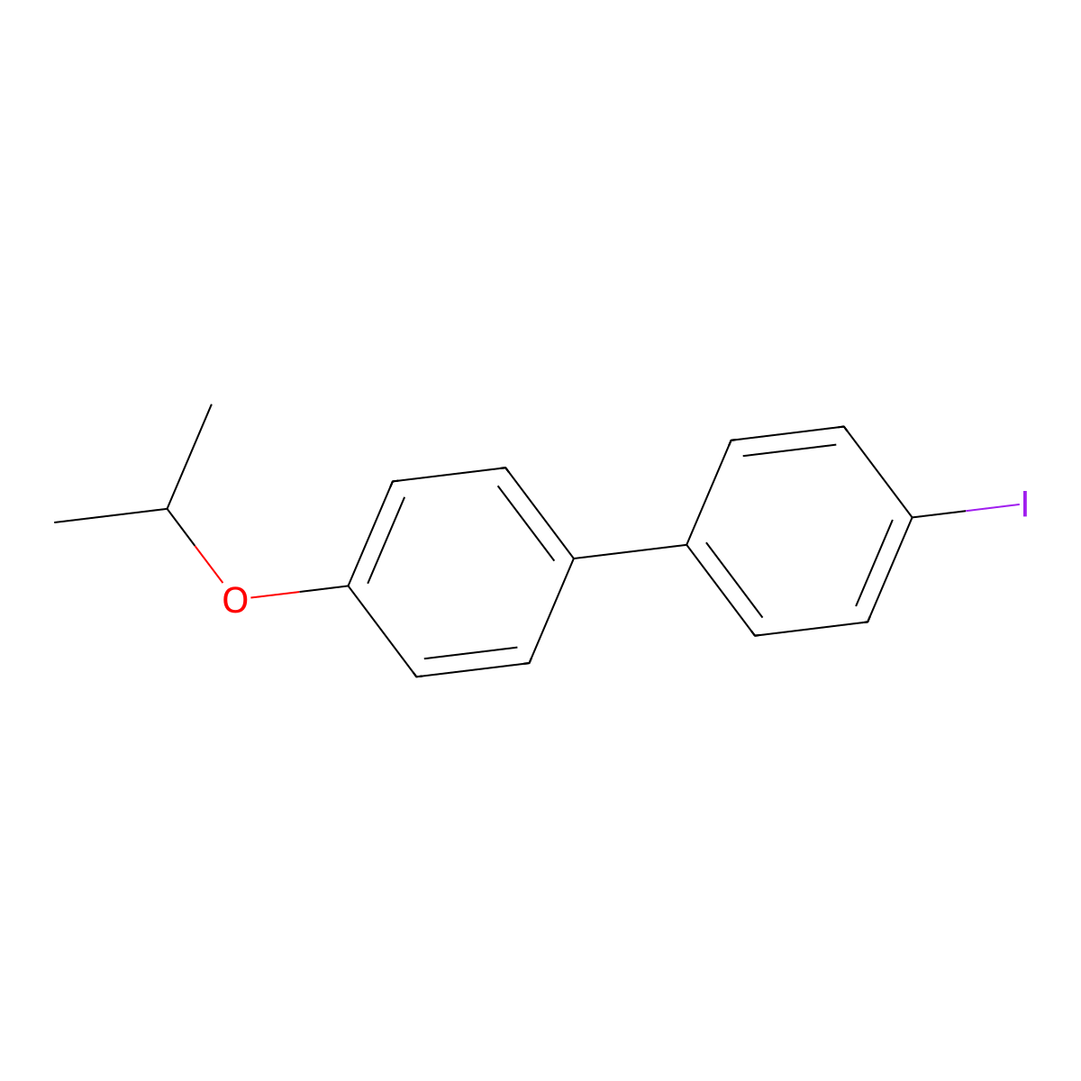 4-Iodo-4'-isopropoxy-1,1'-biphenyl molecular structure, CAS 2807471-47-0