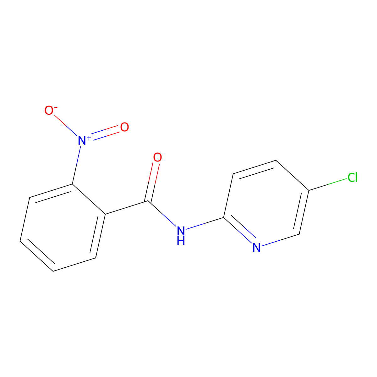 N-(5-chloropyridin-2-yl)-2-nitrobenzamide molecular structure, CAS 280771-60-0